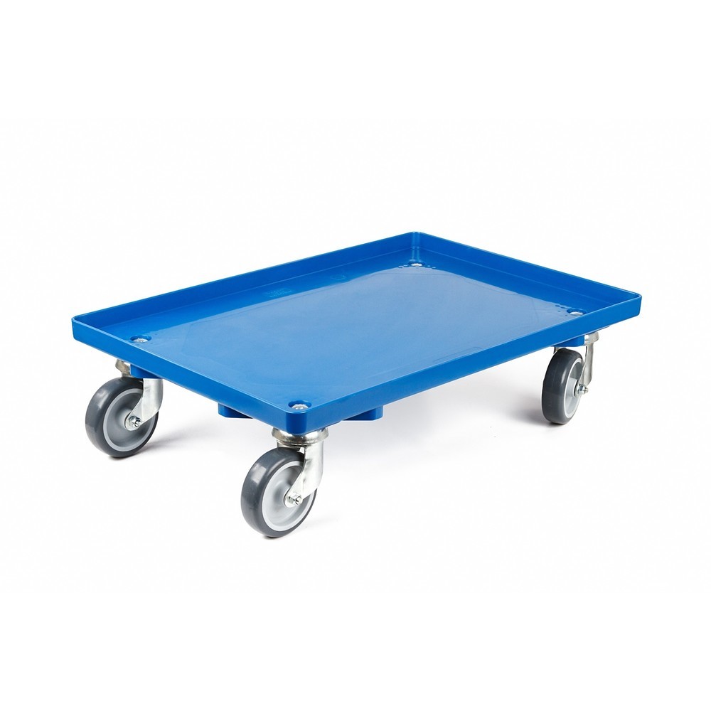 Transportroller Light, Raster, TK 250 kg, BxT 415 x 615 mm, Rollen-Ø 100 mm