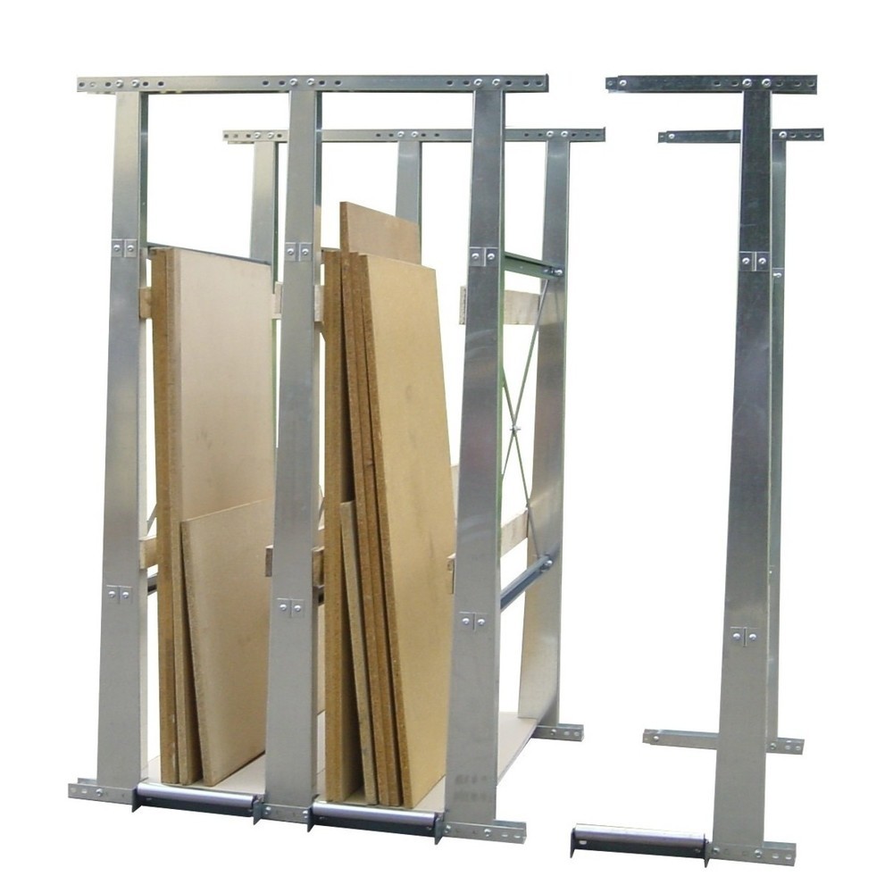 Vertikal-Plattenlager VLP, Anbautiefenergänzung, BxT 600 x 2.000 mm, 1 Fach