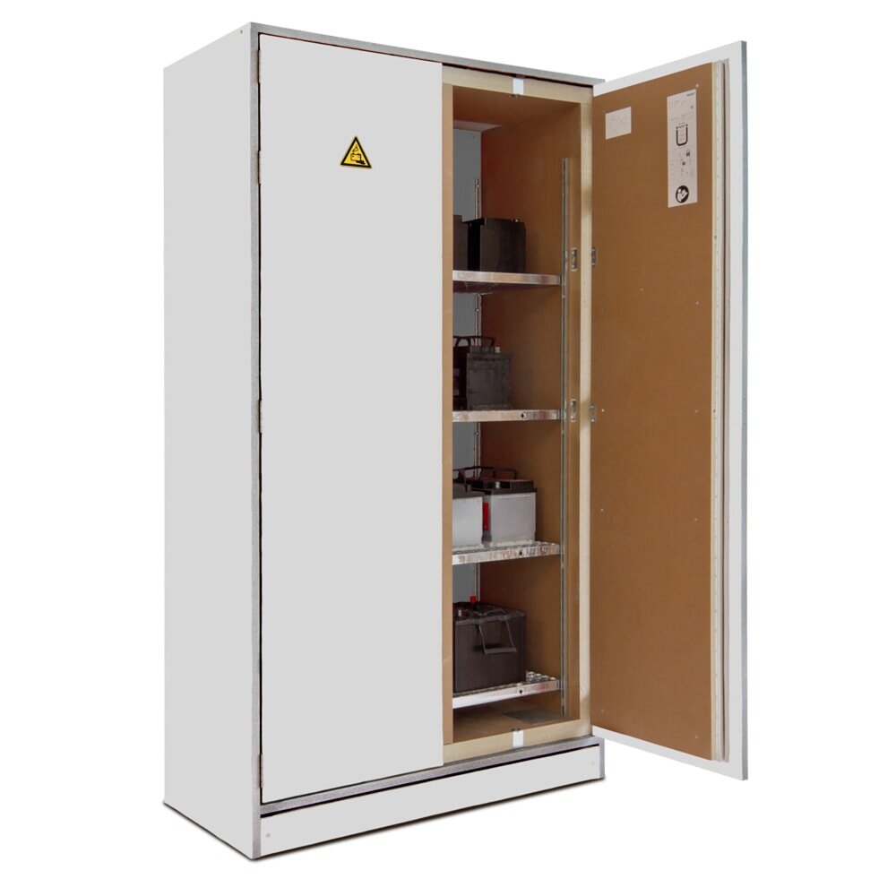 Steinbock® Akku-Sicherheitsschrank für Lithium-Ionen-Batterien, 2-flügelig