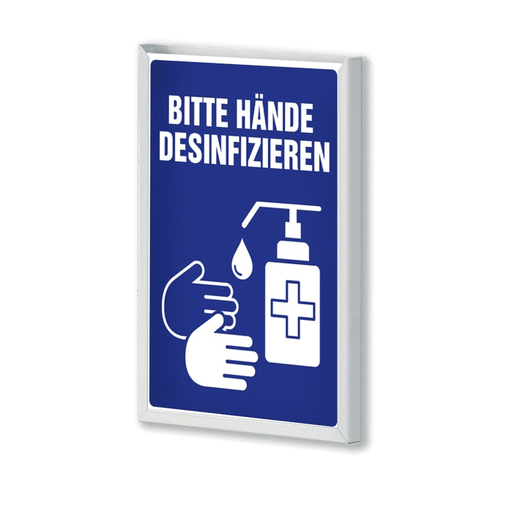Kappes RasterPlan Werkzeughalter, Hinweisschild “Desinfektion”, DIN A4, HxB 310 x 220 mm