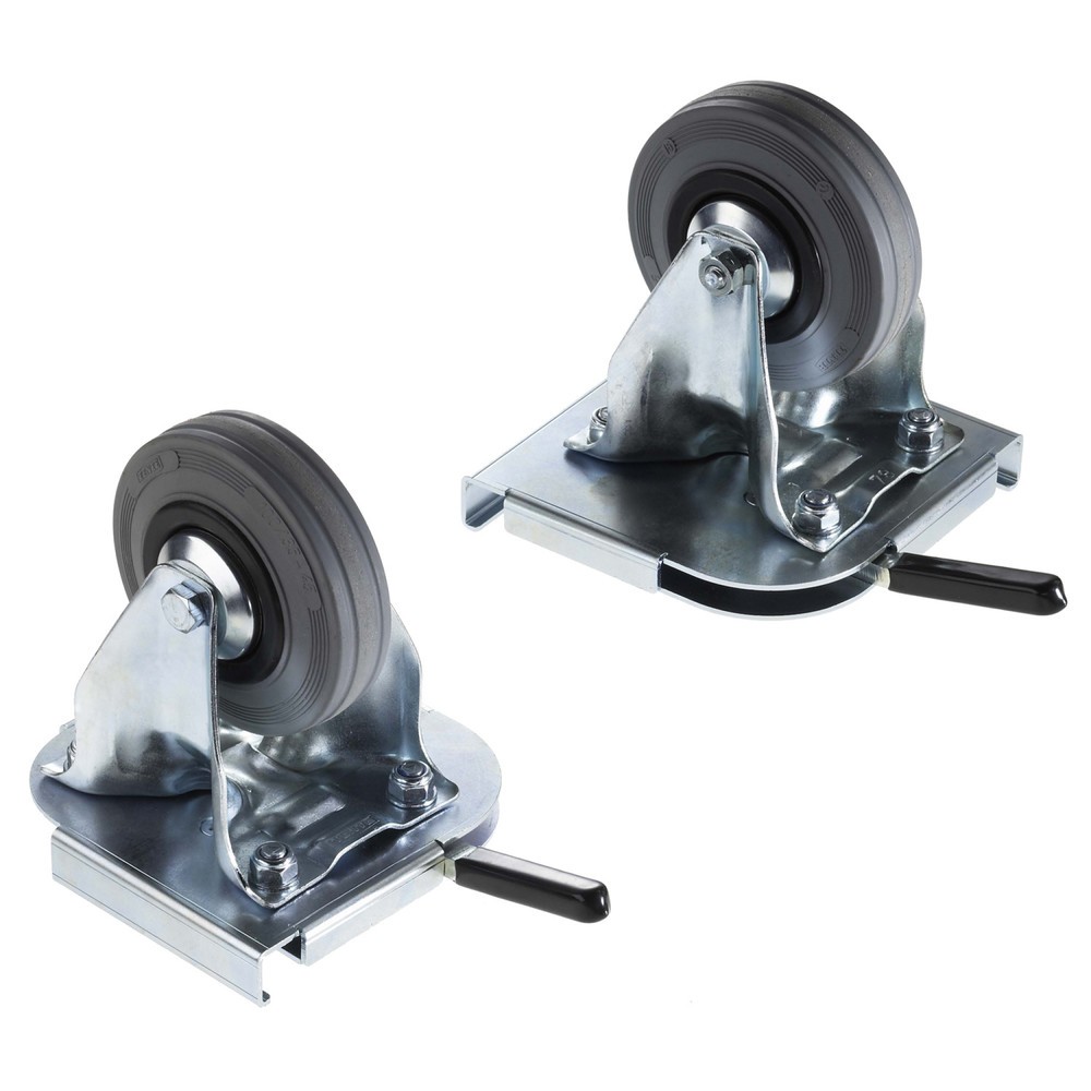 Rolle Clip-On, 2 Lenkrollen, TK 90 kg