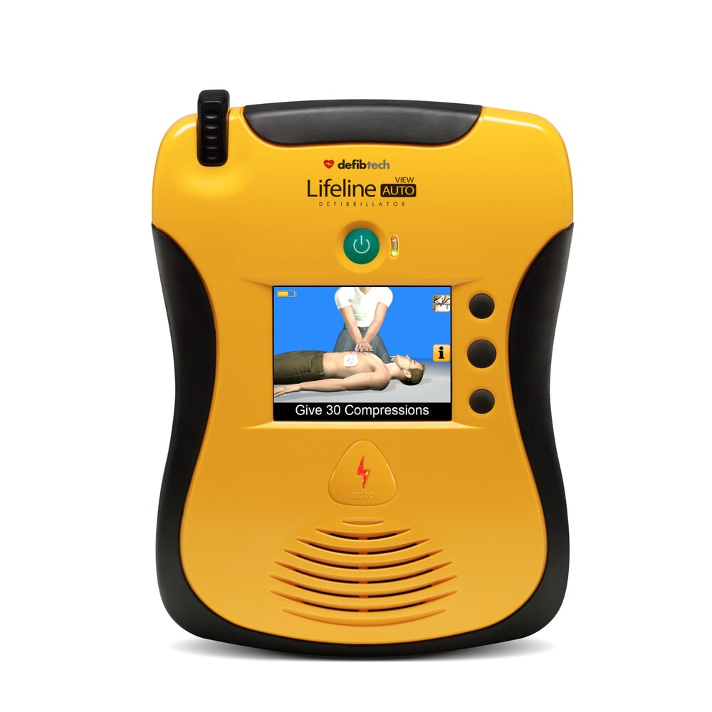 Yale® defibtech Defibrillator Lifeline View AUTO AED, inklusive Safe-Set