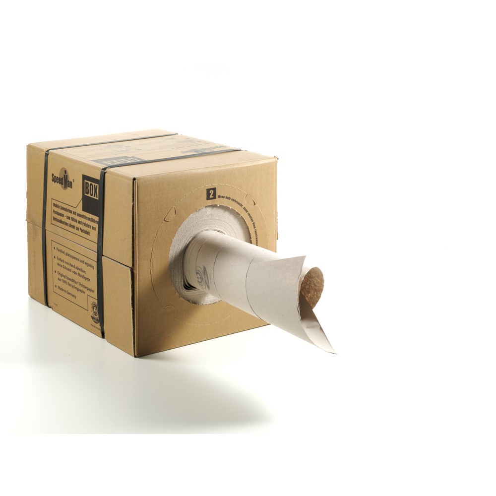 SpeedMan Box® Polsterpapier, HxBxT 297 x 297 x 400 mm, Rollenlänge 450 m, ca. 70 g/m²