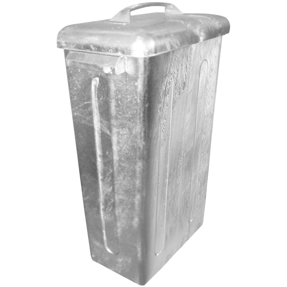 Mülltonne aus feuerverzinktem Stahlblech, 95 Liter