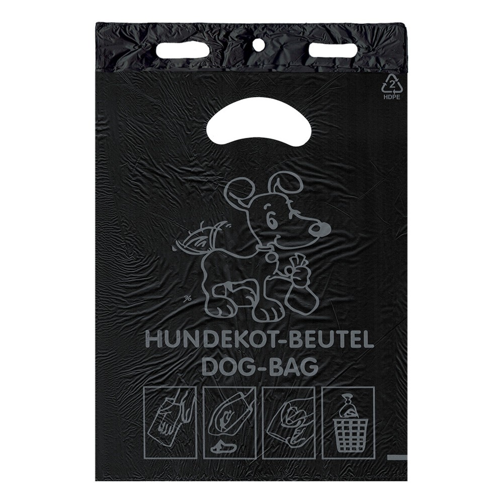 Kunststoff-Blockrandbeutel für RENNER Hundekotbeutelspender Typ 7077-10, 3 Liter, 2.000 Stk/VE, Format 250 x 310 mm