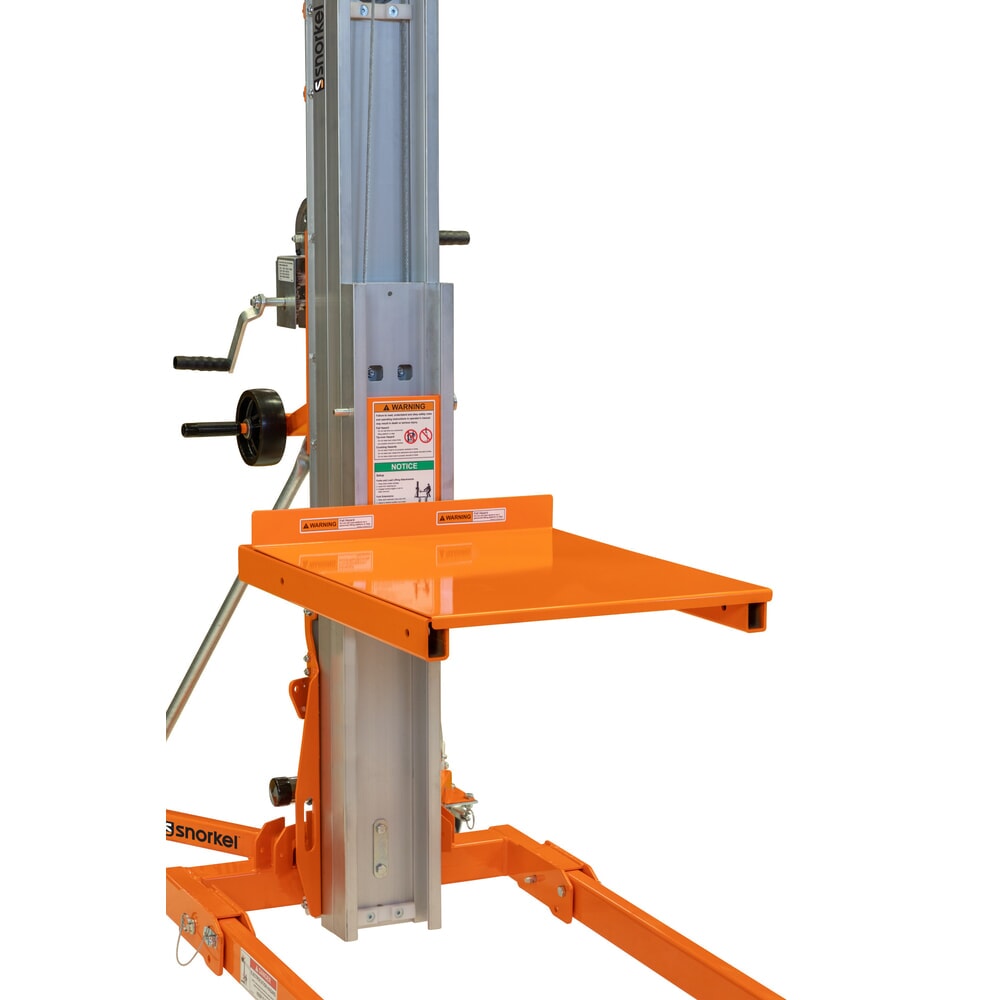 Ladeplattform für Snorkel Materiallift