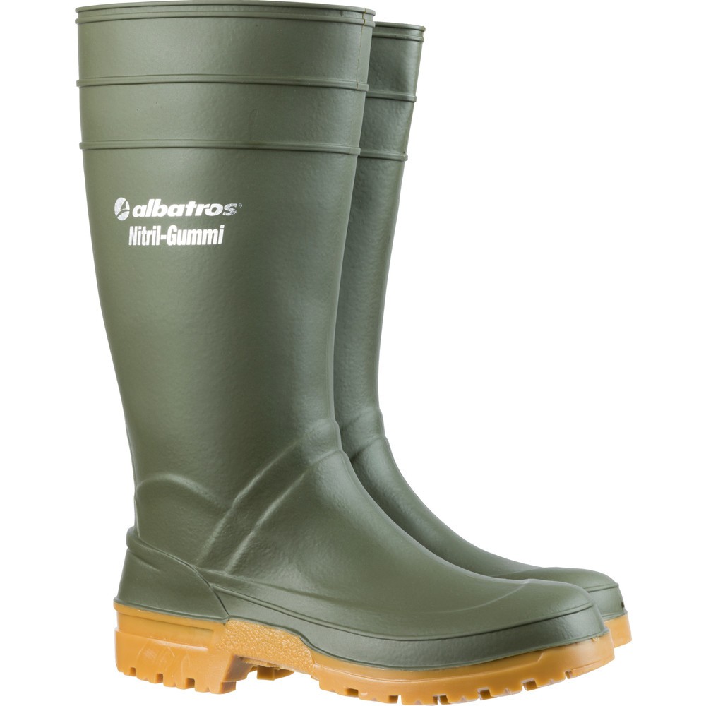 albatros GUARDIAN HIGH GREEN Nitrilgummistiefel Grösse 45, grün