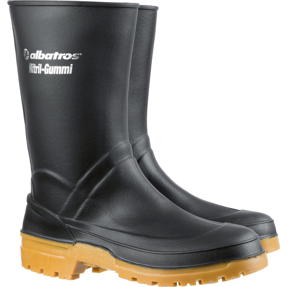 albatros GUARDIAN MID BLACK Nitrilgummistiefel Grösse 40, schwarz