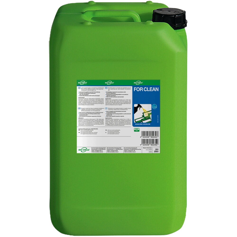 BIO-CIRCLE Universalreiniger FOR CLEAN, 20-l-Kanister