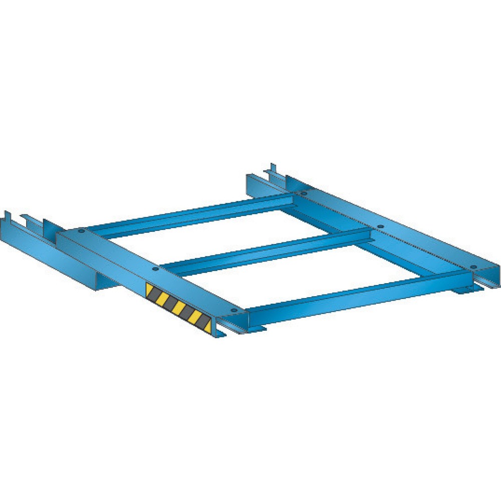 LISTA Auszugrahmen, FL 1.000 kg, BxT 890 x 860 mm, 100 % ausziehbar