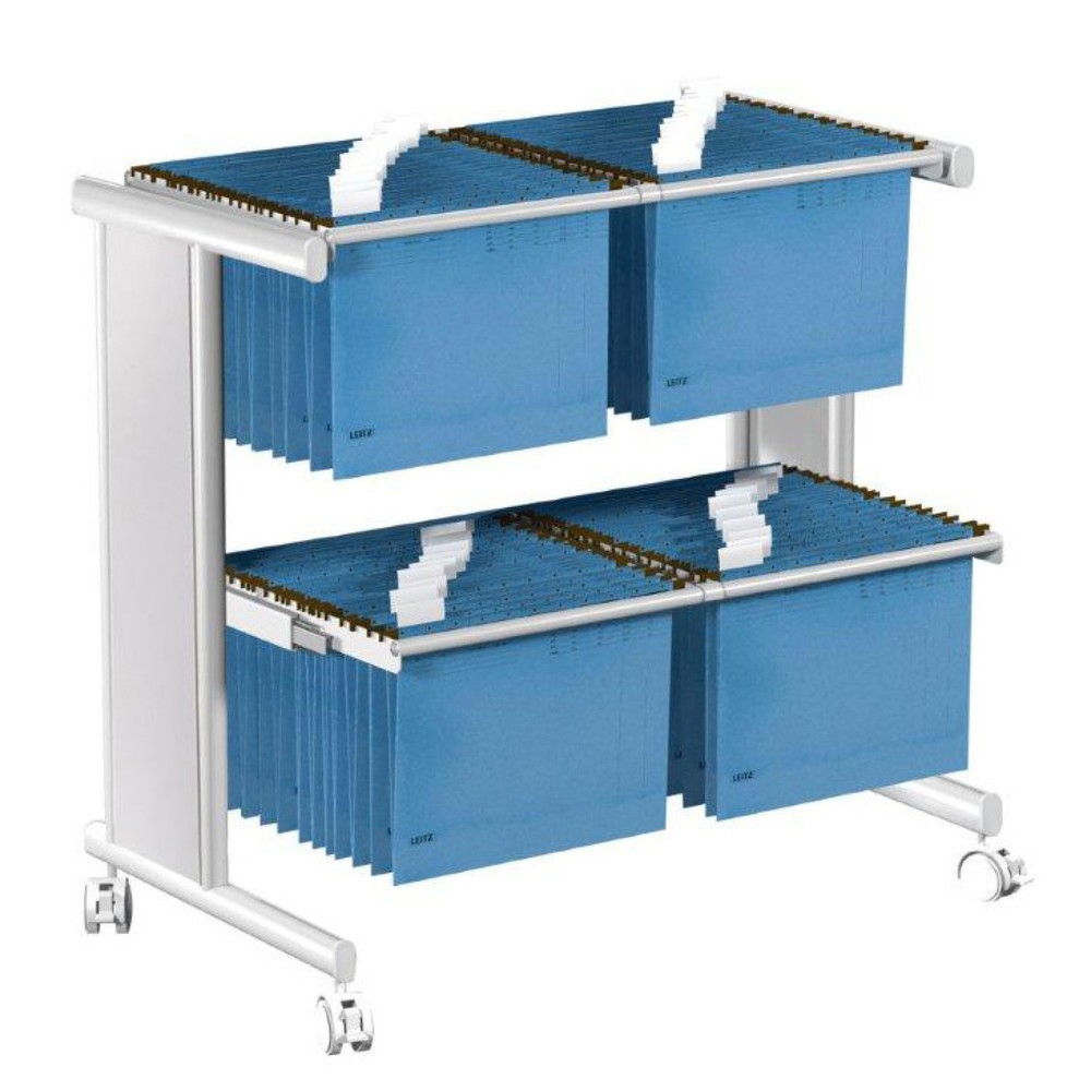 Hängemappenwagen mit 2 Auszügen, HxBxT 720 x 760 x 400 mm