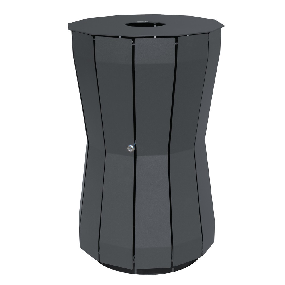 RENNER Abfallbehälter Style, 105 Liter, moosgrün