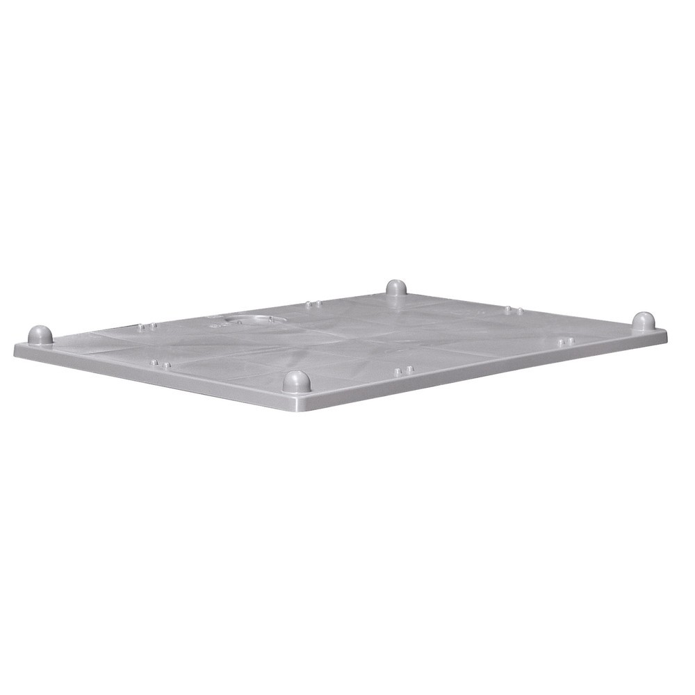 Stülpdeckel für Grossbehälter aus Polypropylen, BxT 1.200 x 800 mm, anthrazit
