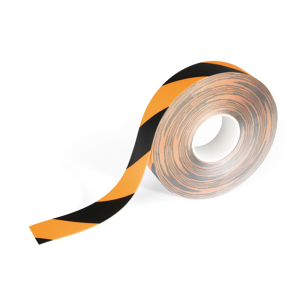 DURABLE Bodenmarkierungsband DURALINE® 50/05, gelb/schwarz, ablösbar