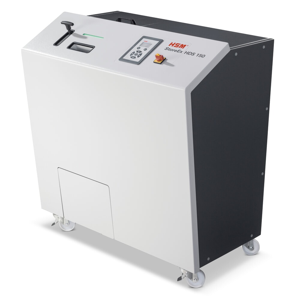 HSM® Medienvernichter StoreEx HDS 150, Streifenschnitt 40 mm