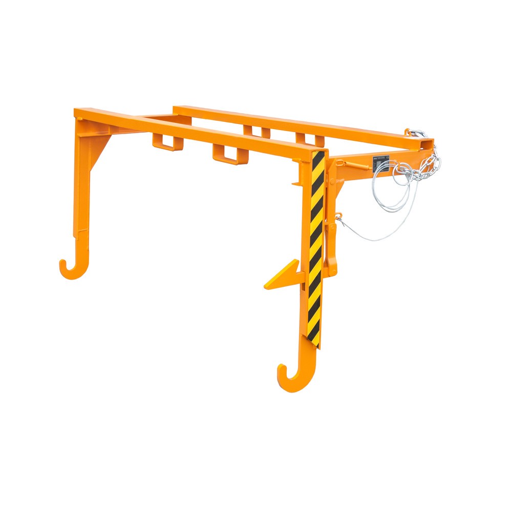 Traverse für Bauer® Stapelbarer Kippbehälter, Volumen 2 m³, RAL 2000 gelborange