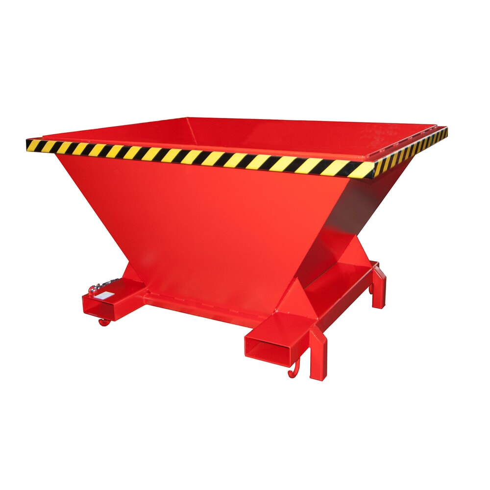 Bauer® Befülltrichter für Transportsäcke BIG BAG, HxBxT 990 x 1.710 x 1.320 mm, RAL 3000 feuerrot