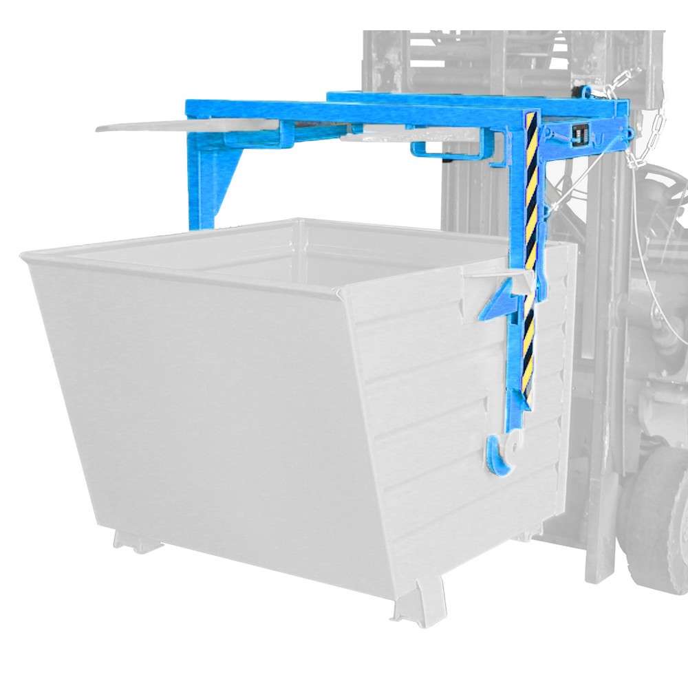 Traverse für Bauer® Stapelbarer Kippbehälter, Volumen 0,7 m³, RAL 5012 lichtblau