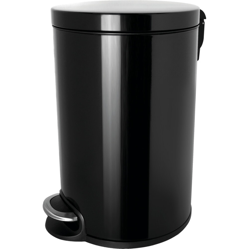 helit Tret-Abfallbehälter "the silent“, 5 Liter, schwarz