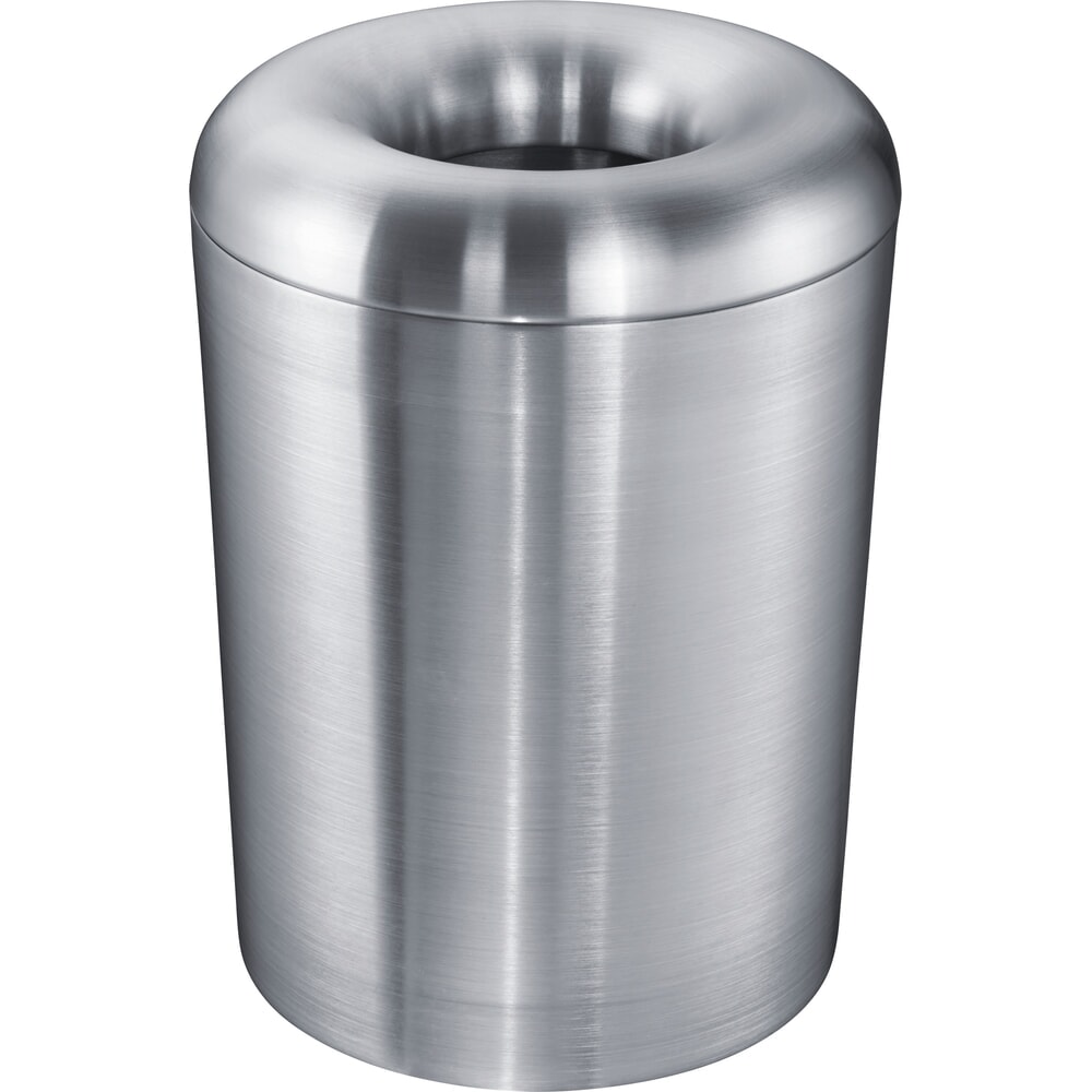 Zwingo Sicherheitspapierkorb, 13 Liter, TÜV/GS-zertifiziert, flammenhemmender Löschkopf, Aluminium