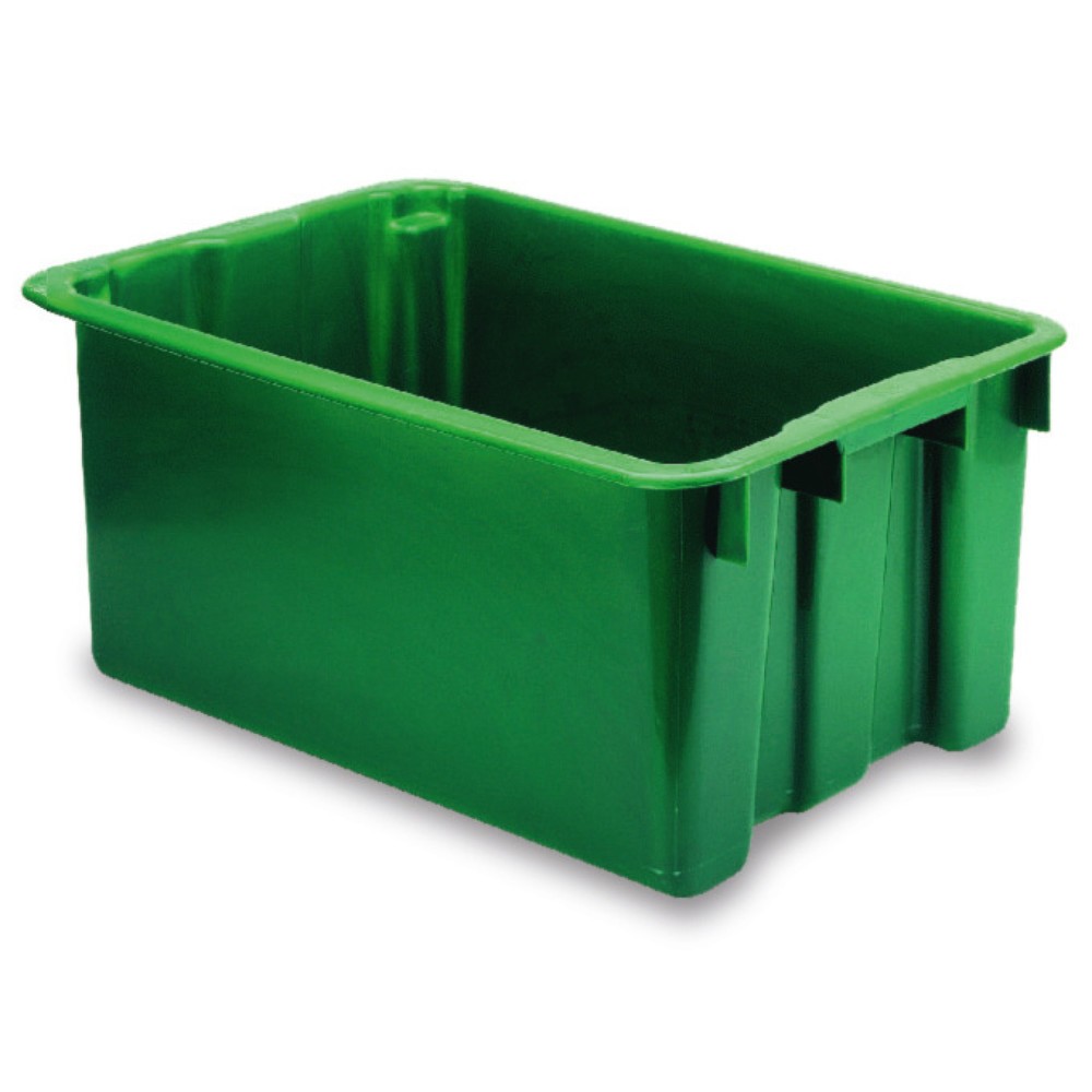Drehstapelbehälter aus Polypropylen, 60 Liter, grün