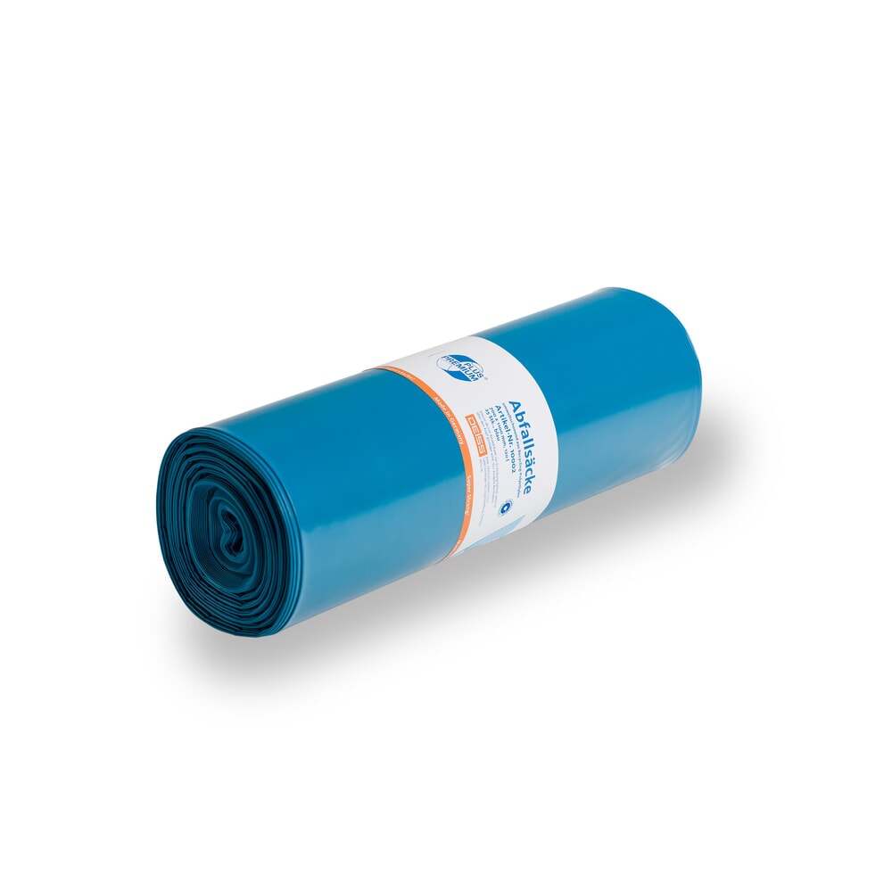DEISS PREMIUM PLUS Abfallsack "Der Superstarke", 120 l, 700 x 1.100 mm, LDPE, 25 Stk/Rolle, 6 Rollen/VE