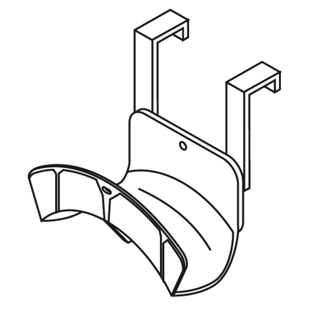 Aufhängung für Kabel und Schläuche für FLADAFI® Materialcontainer