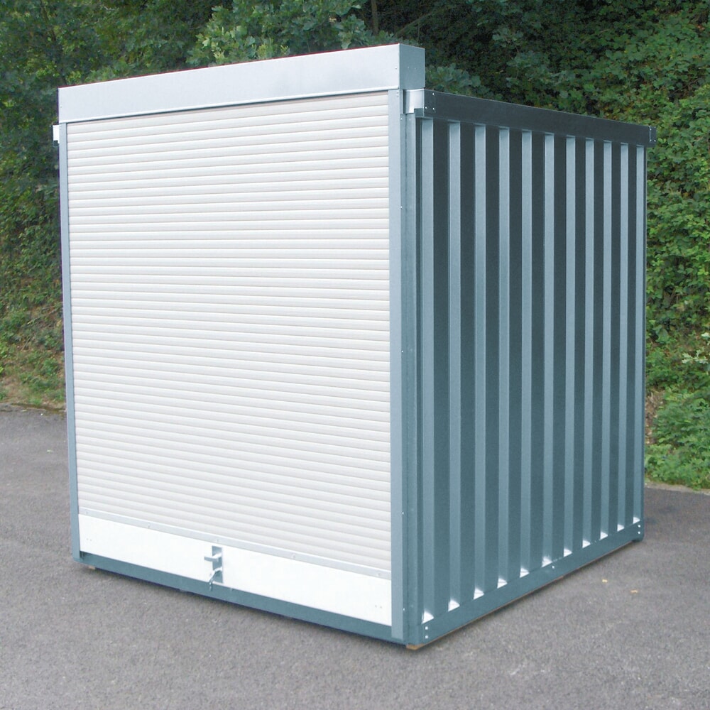 FLADAFI® Rollladenbox mit Aluminium-Rolltor, HxBxT 2.320 x 2.100 x 1.140 mm