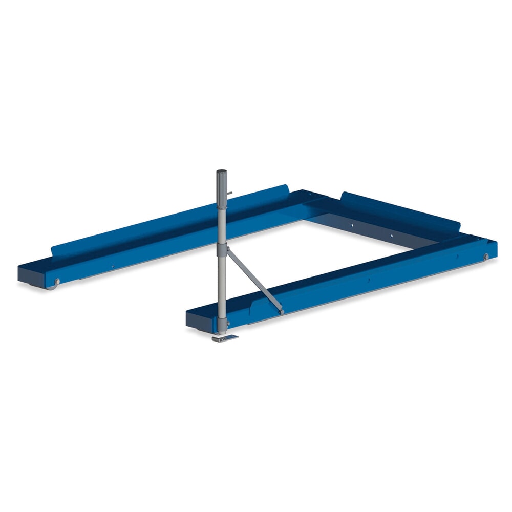 Palettenauszug, Bodenmodell, Tragkraft 800 kg, 85 % Auszugstiefe, mit 500 mm Standardgriff