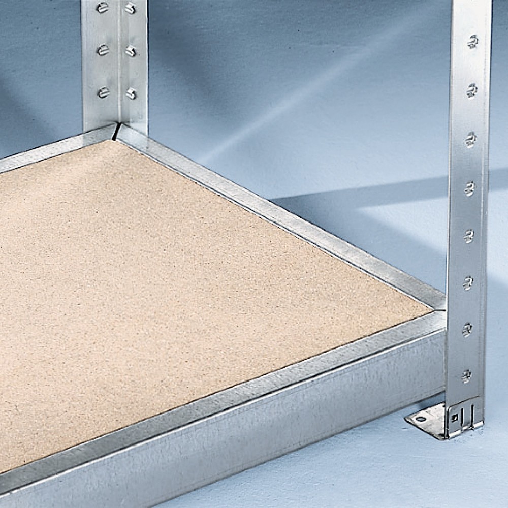 Fachboden für META Weitspannregal, mit Spanplatten, FL 400 kg, BxT 2.500 x 800 mm