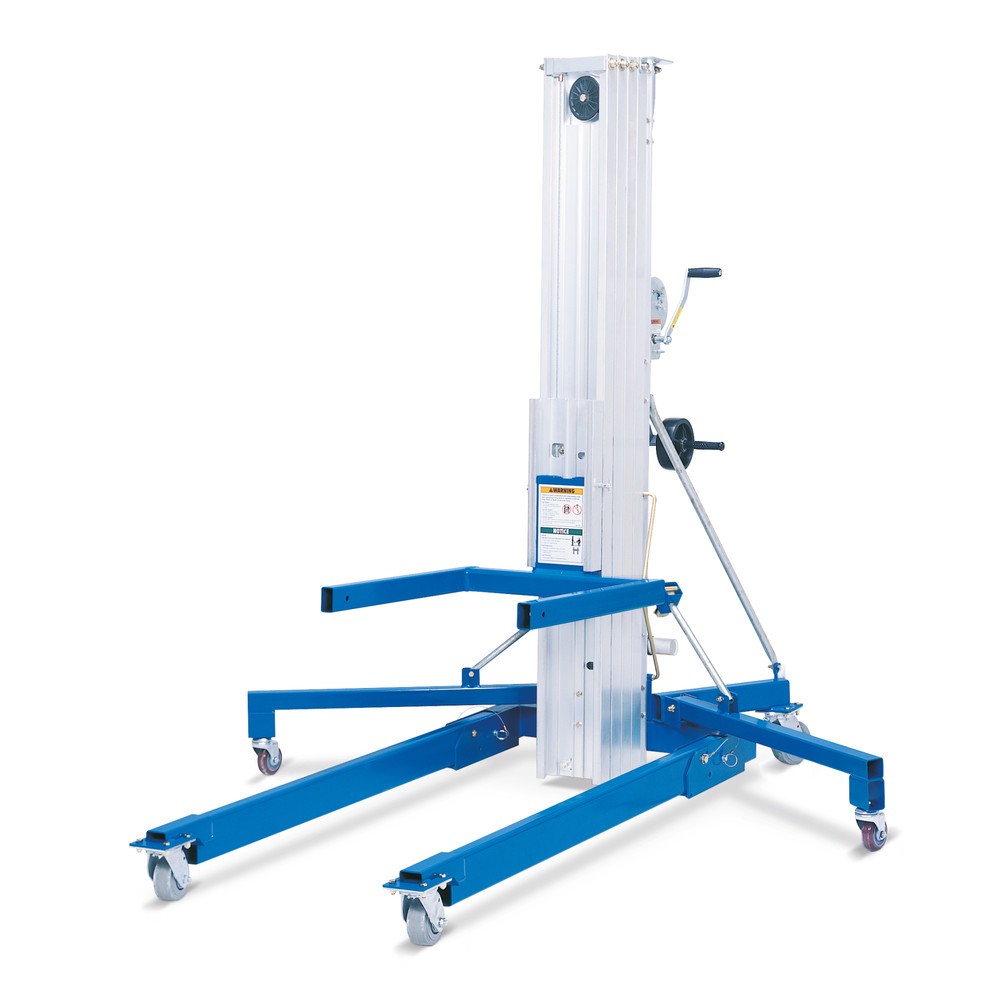 Hebelift für Montagearbeiten, teleskopierbar, Hubbereich 150-7.940 mm, TK 295 kg