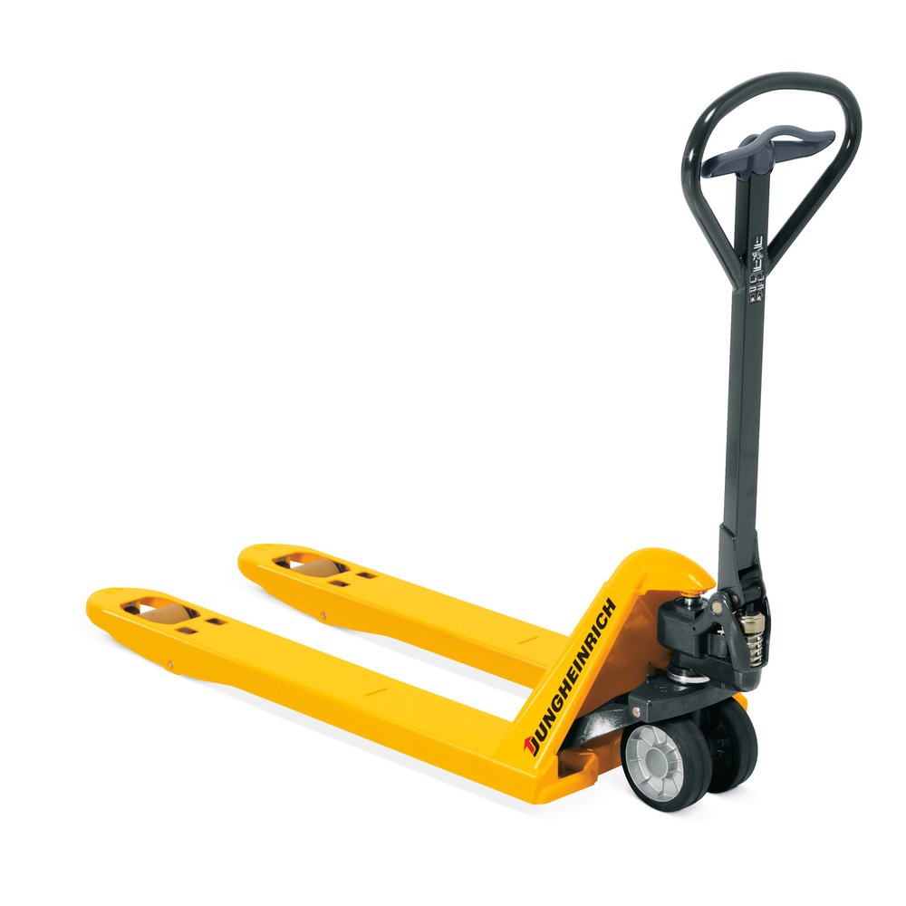 Jungheinrich™ Handhubwagen AM 22, Tragfähigkeit 2200 kg, Gabellänge 1150 mm, Nylon-Lenkräder, Nylon-Gabelrollen, Einfachbereifung