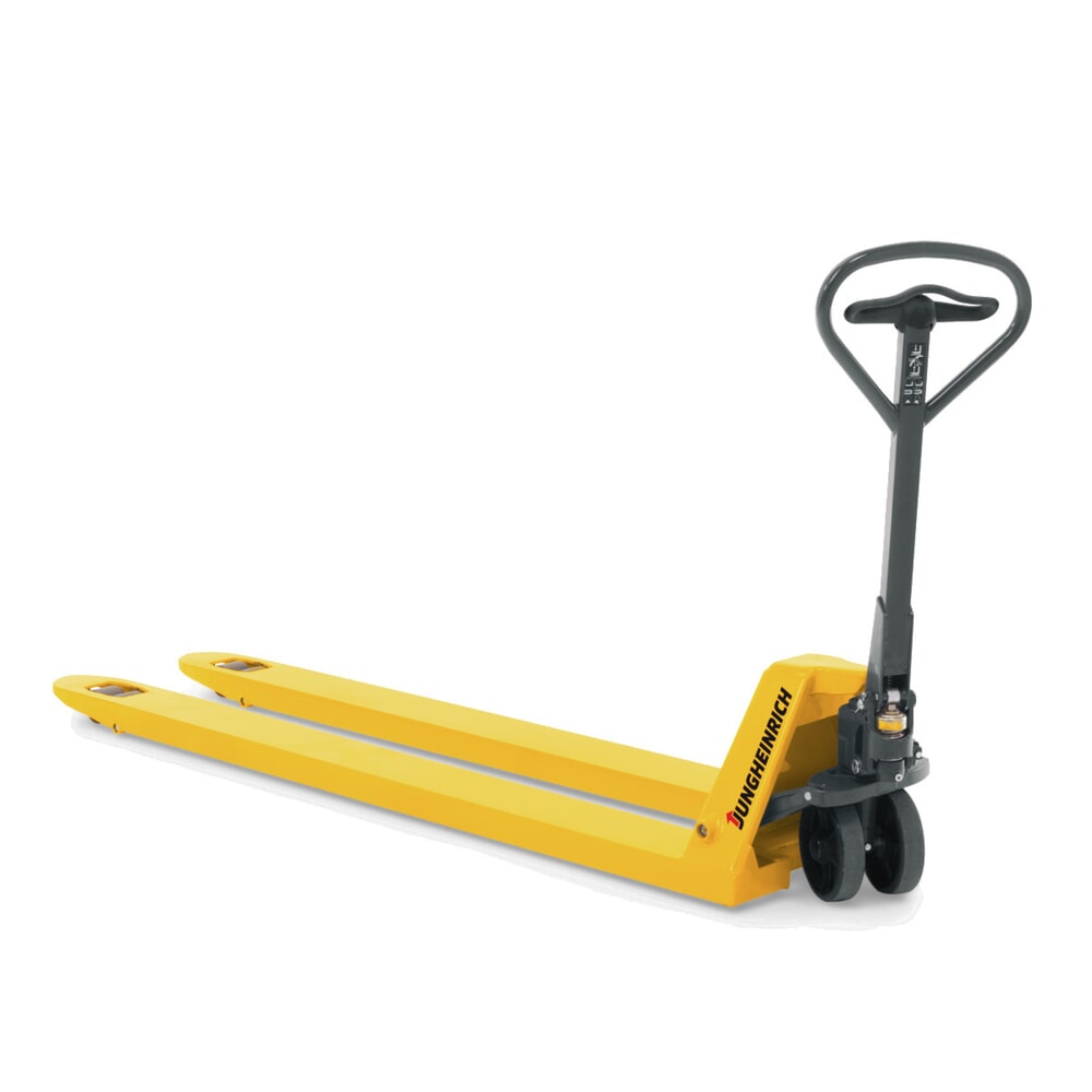 Jungheinrich™ Handhubwagen AM 30 mit Schnellhub, Tragfähigkeit 3.000 kg, Gabellänge 1.220 mm, Polyurethan, Tandemrollen