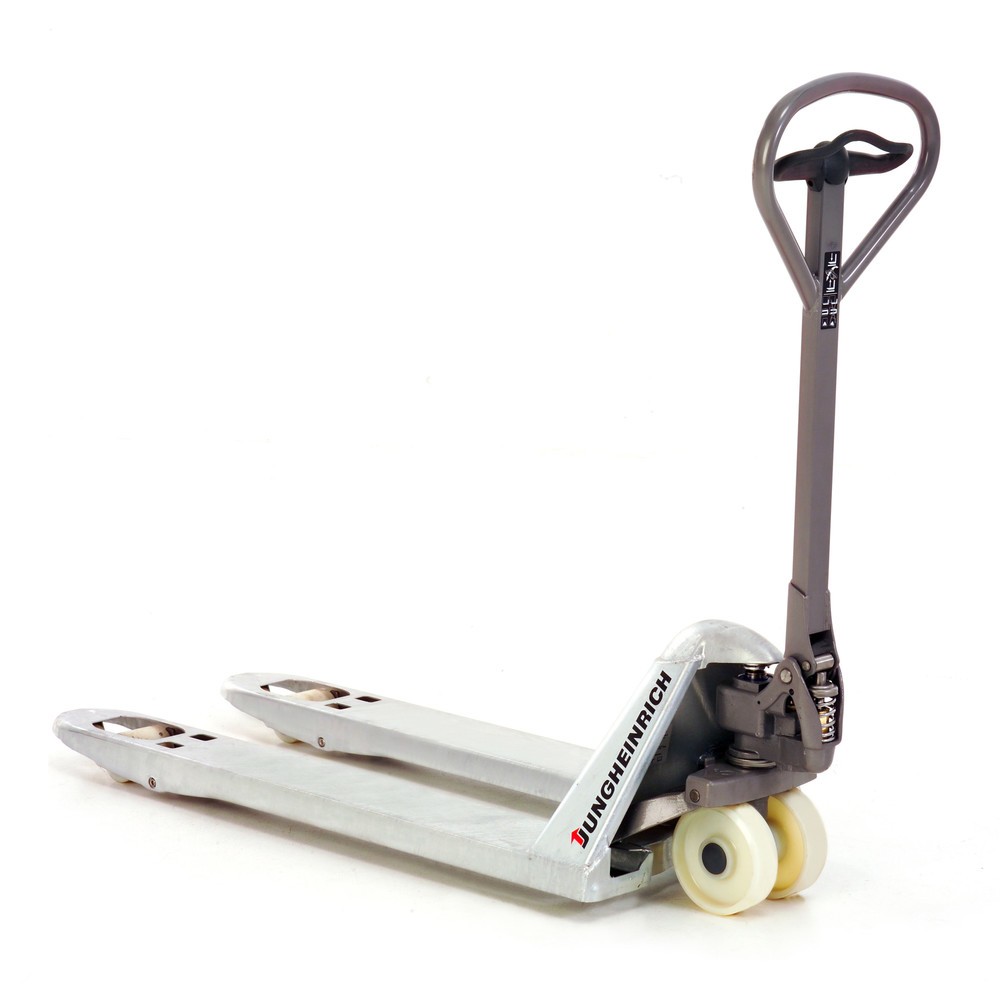 Jungheinrich™ Handhubwagen AM G20 Galvinox, Tragfähigkeit 2.000 kg, Gabellänge 1.150 mm, Nylon, Tandemrollen
