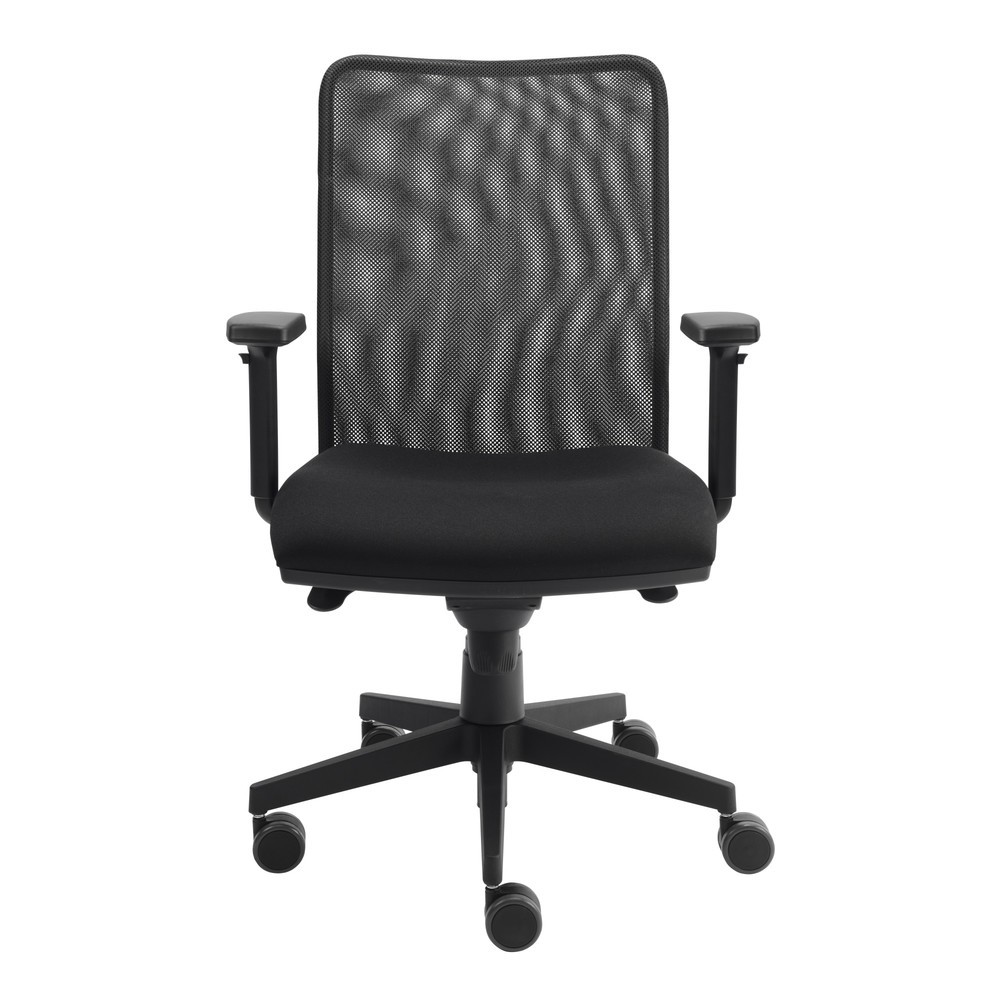 Hammerbacher Schwerlast-Bürostuhl Solid 2, Netzrücken, höhenverstellbare Armlehnen