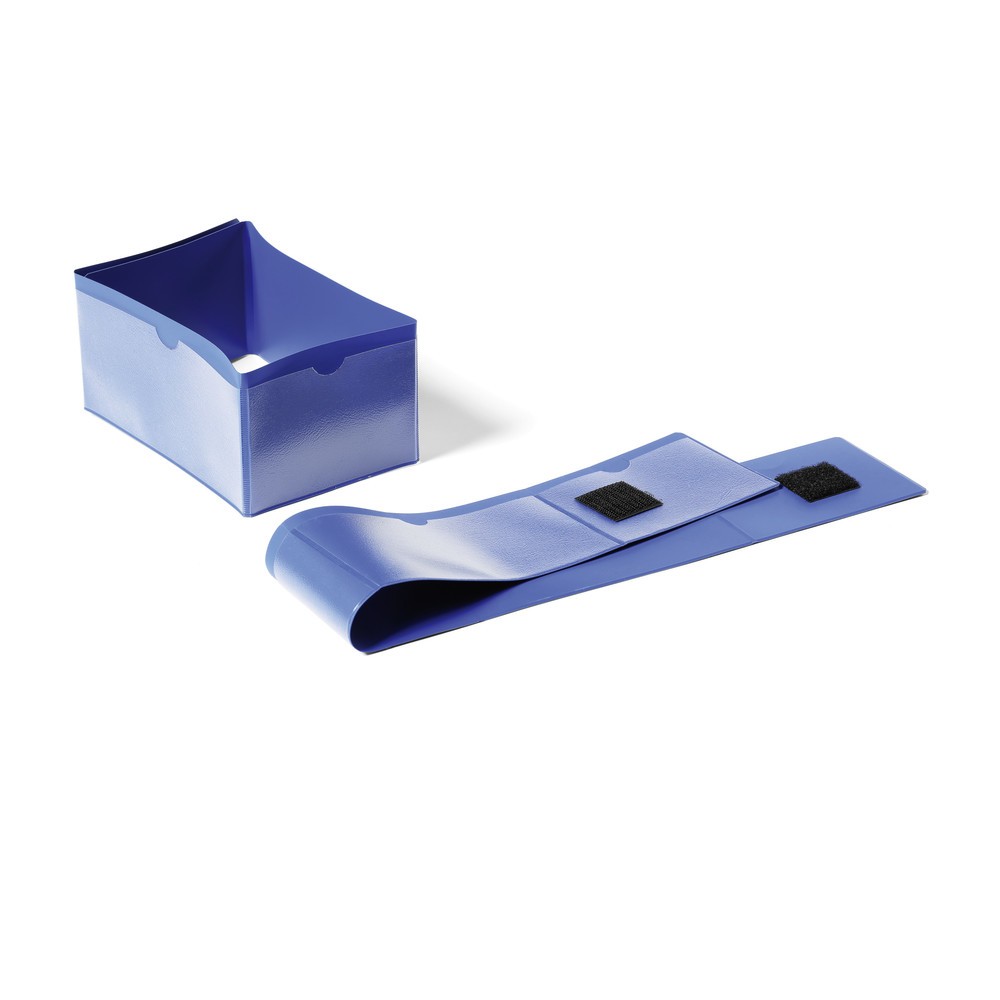 DURABLE Palettenfussbanderole 140x65mm, dunkelblau