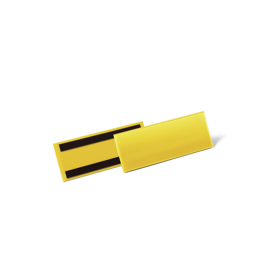 DURABLE Magnetische Etikettentasche 1/2 A5 quer, gelb