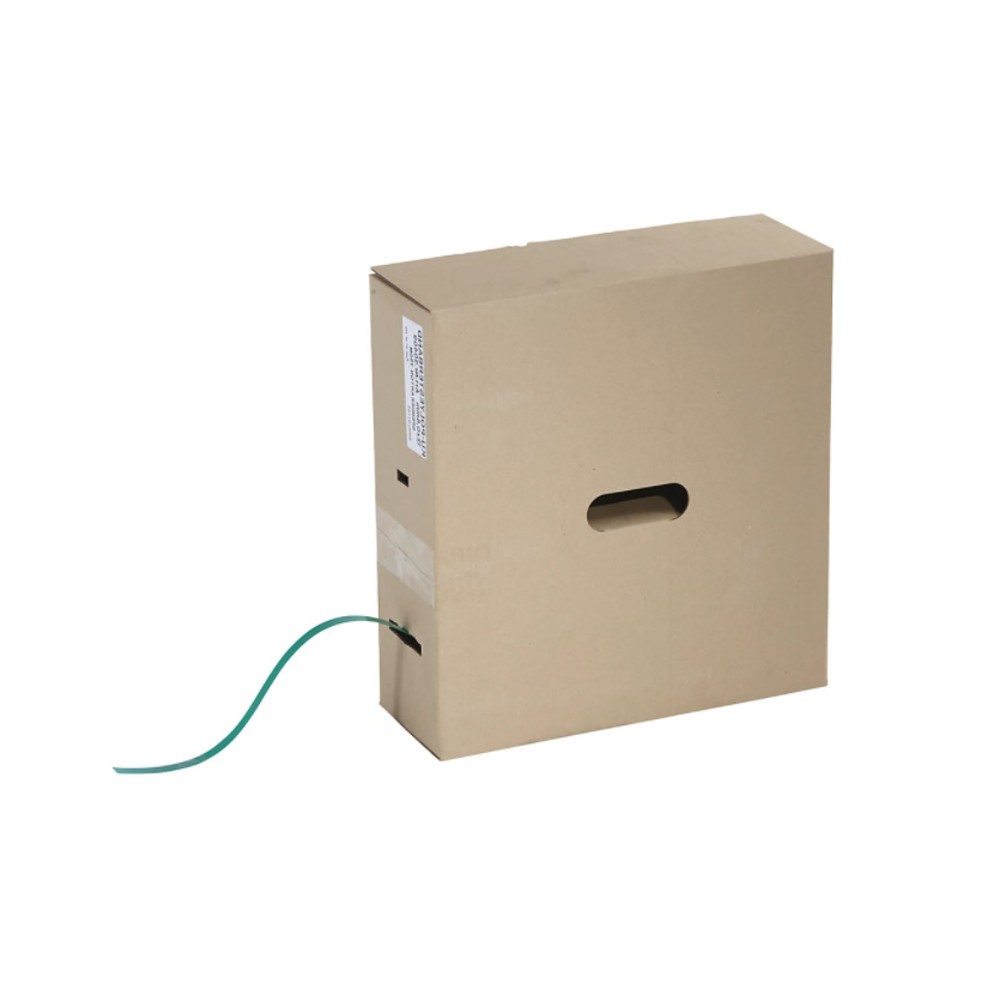 Umreifungsband aus PET, Einsteiger-Set im Spenderkarton, 13 mm x 750 lfm., 100% recyceltes Material, schwarz