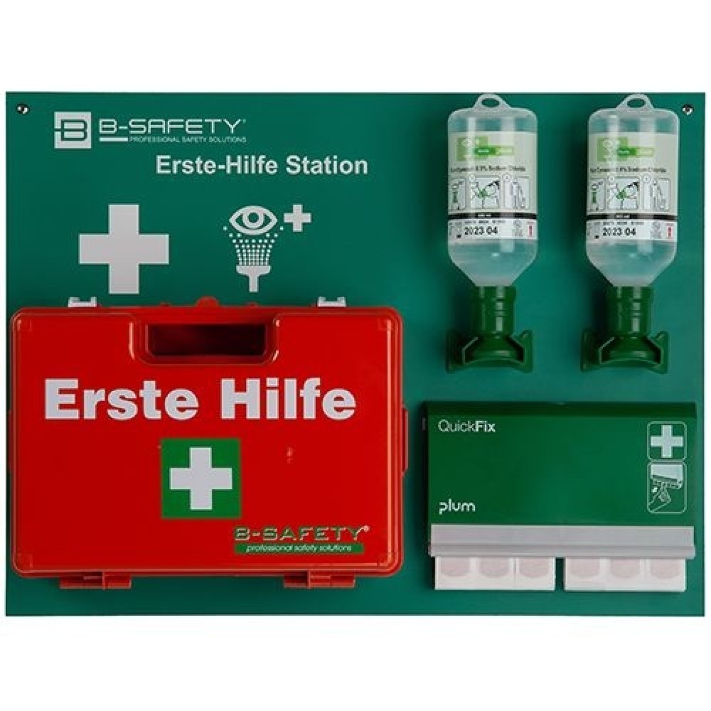 B-Safety Erste-Hilfe-Station STANDARD No.1, mit Füllung DIN 13157