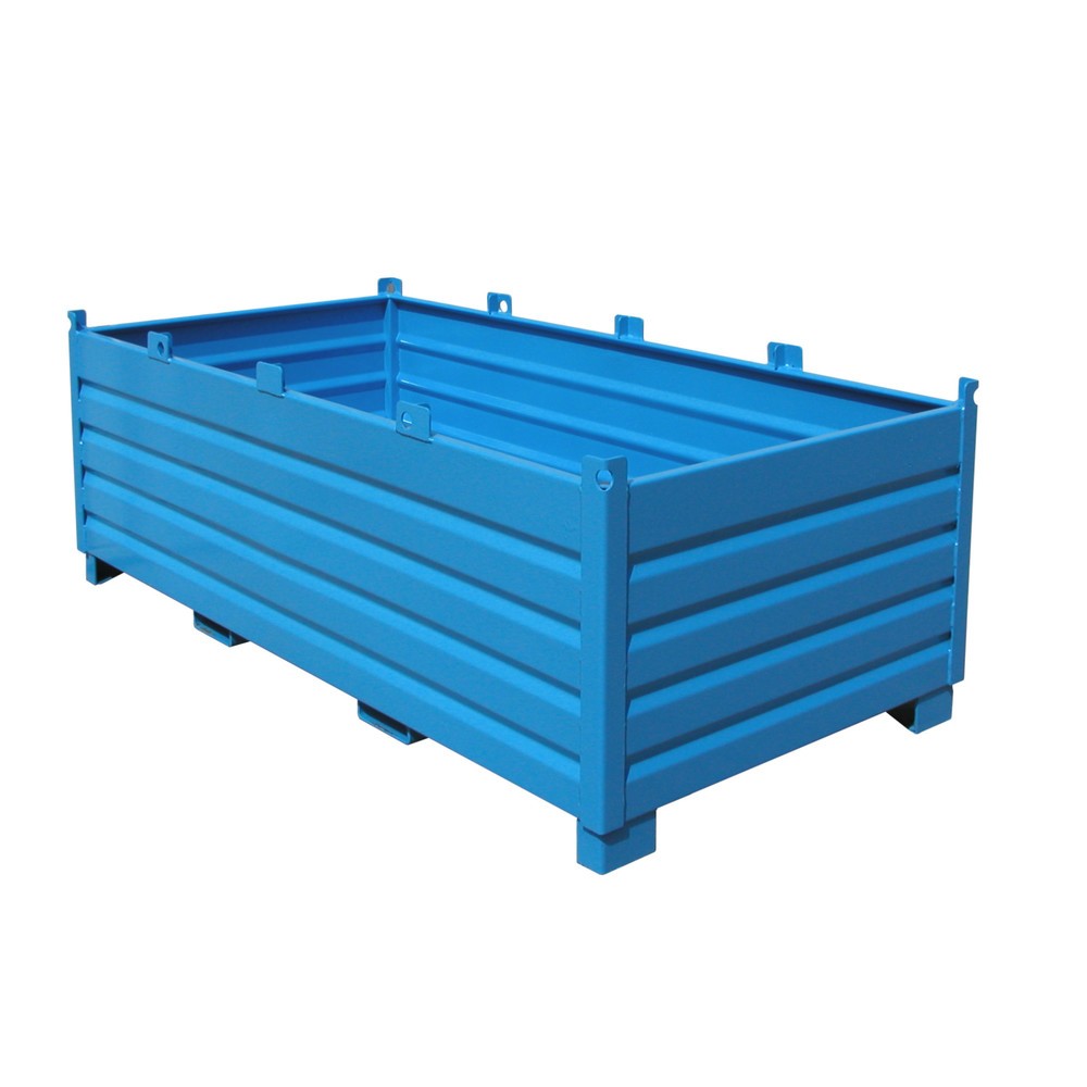 Bauer® Sammelbehälter-System Typ SBS, Volumen 2 m³, RAL 5012 lichtblau