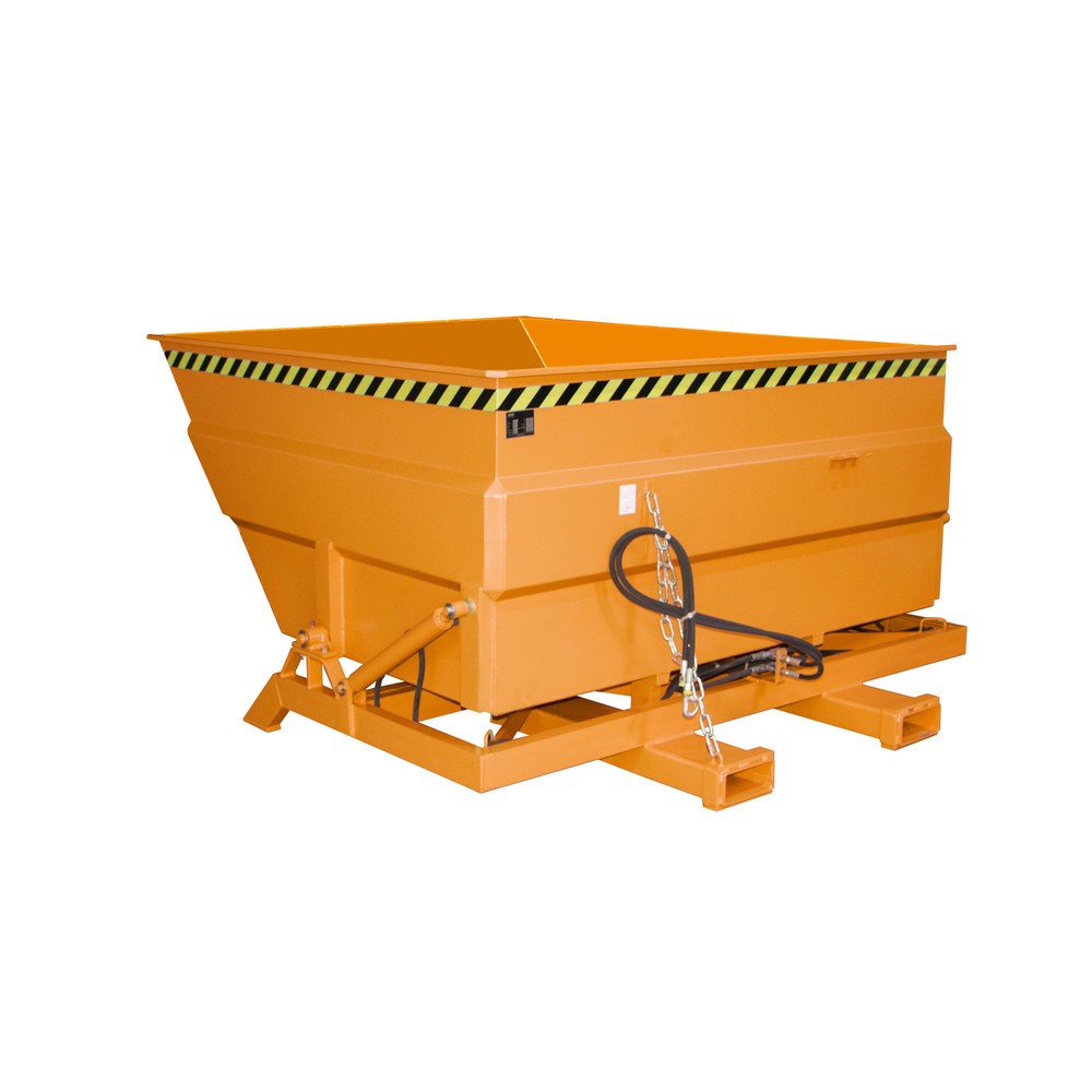 Bauer® Kippbehälter Typ BKC-H, Volumen 3,0 m³, RAL 2000 gelborange
