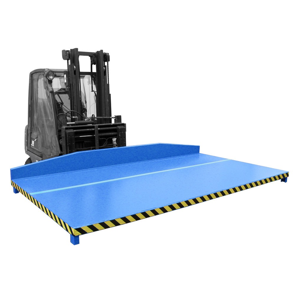 Bauer® Restgitter-Palette, LxBxH 1.790 x 4.000 x 377 mm, RAL 5012 lichtblau