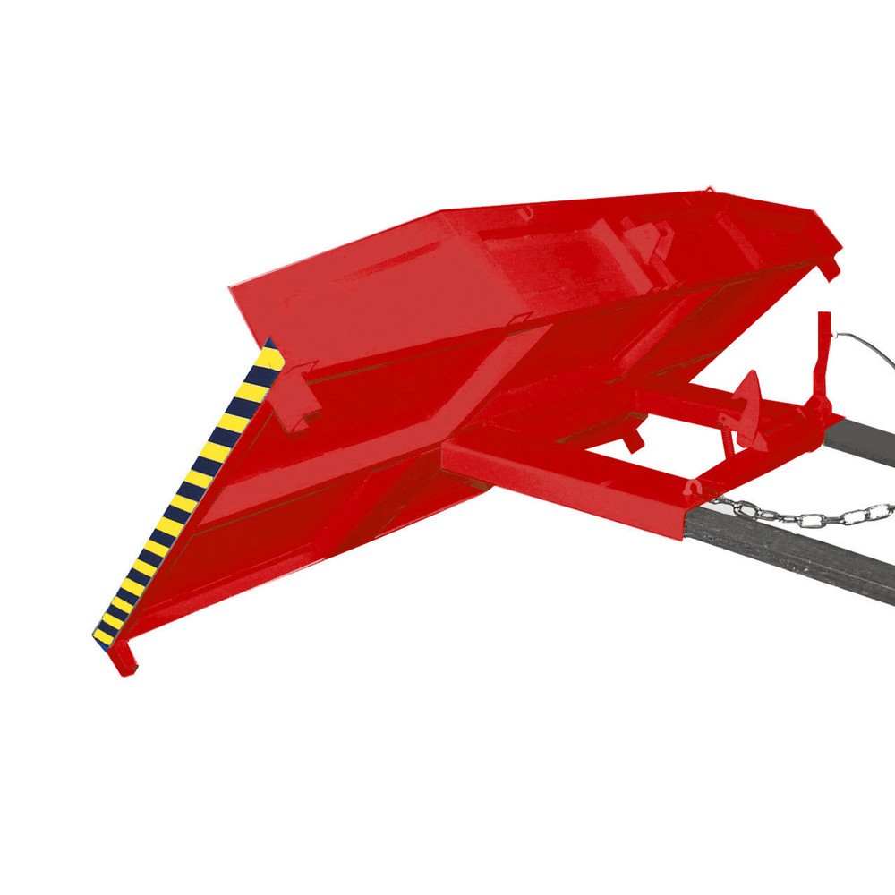 Bauer® Restgitter-Palette, LxBxH 1.790 x 3.000 x 377 mm, RAL 3000 feuerrot