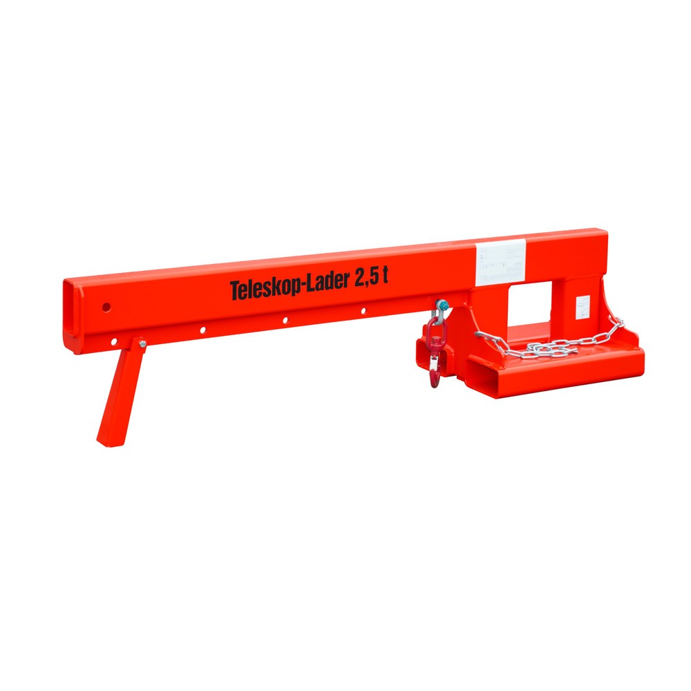 Bauer® Kranarm Typ KT-K, Reichweite bis 1.870 mm, TK bis 2.500 kg, RAL 3000 feuerrot