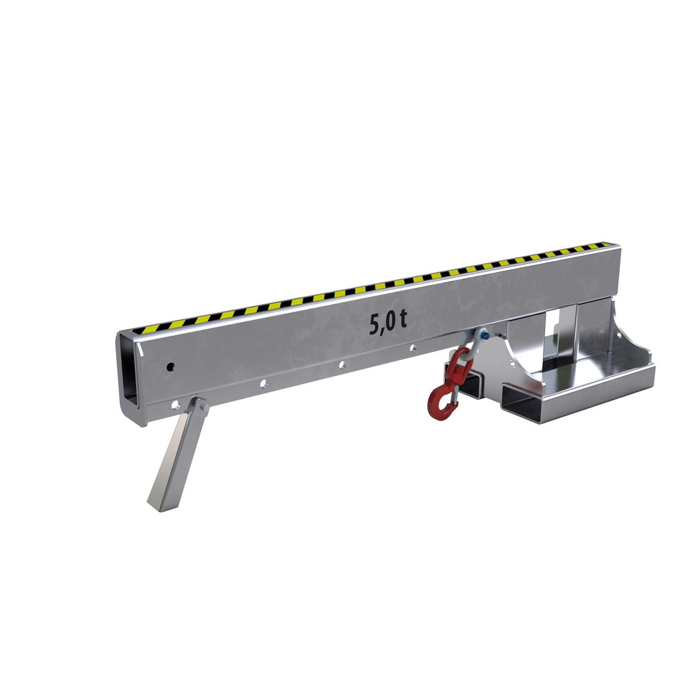 Bauer® Kranarm Typ KT-K, Reichweite bis 1.870 mm, TK bis 5.000 kg, feuerverzinkt