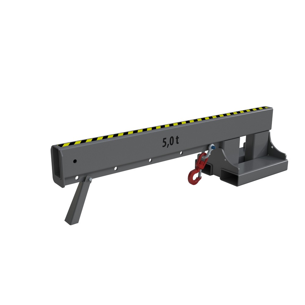 Bauer® Kranarm Typ KT-K, Reichweite bis 1.870 mm, TK bis 5.000 kg, RAL 7005 mausgrau