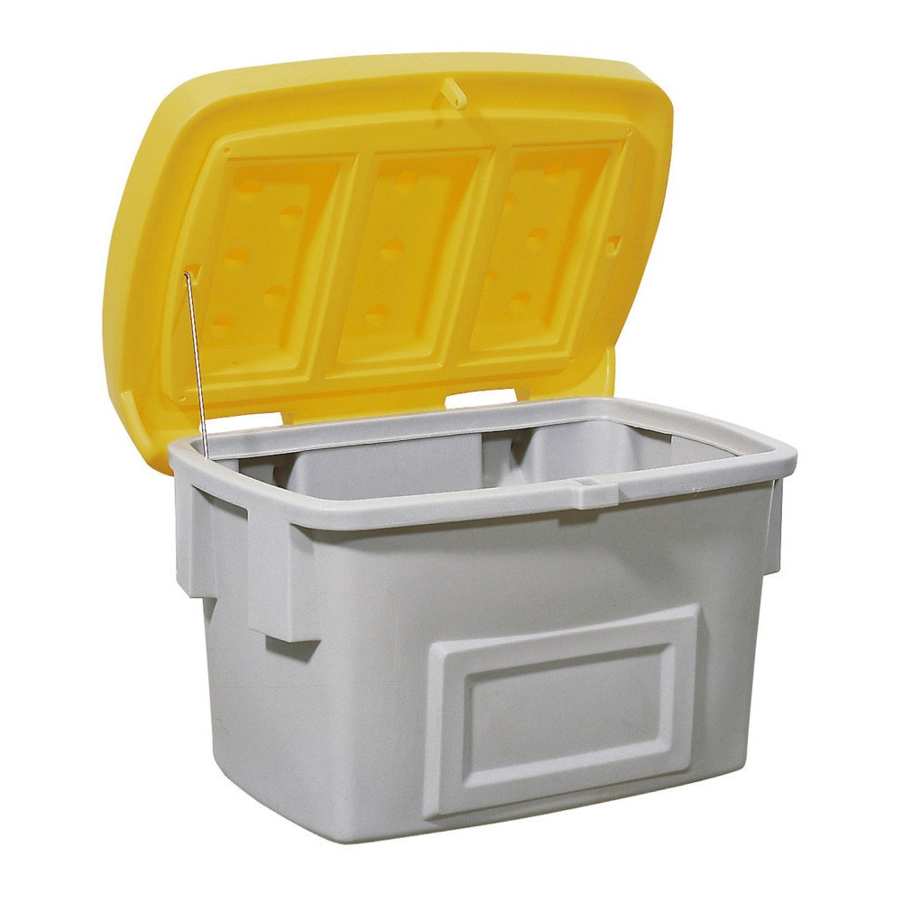 Streugutbehälter SB 200, grau/gelb, 200 Liter