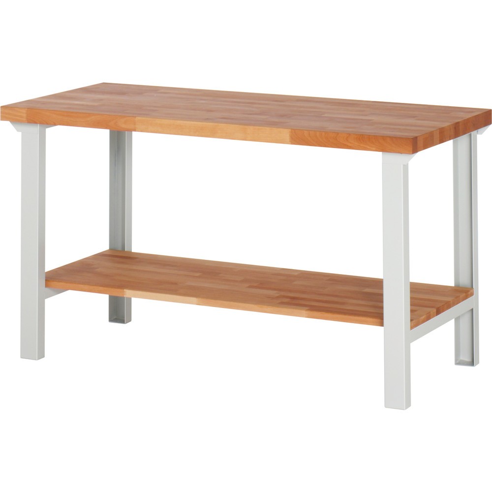 Steinbock® Werkbank Selection, mit Ablageboden, HxBxT 840 mm x 1.500 mm x 700 mm, RAL 7035