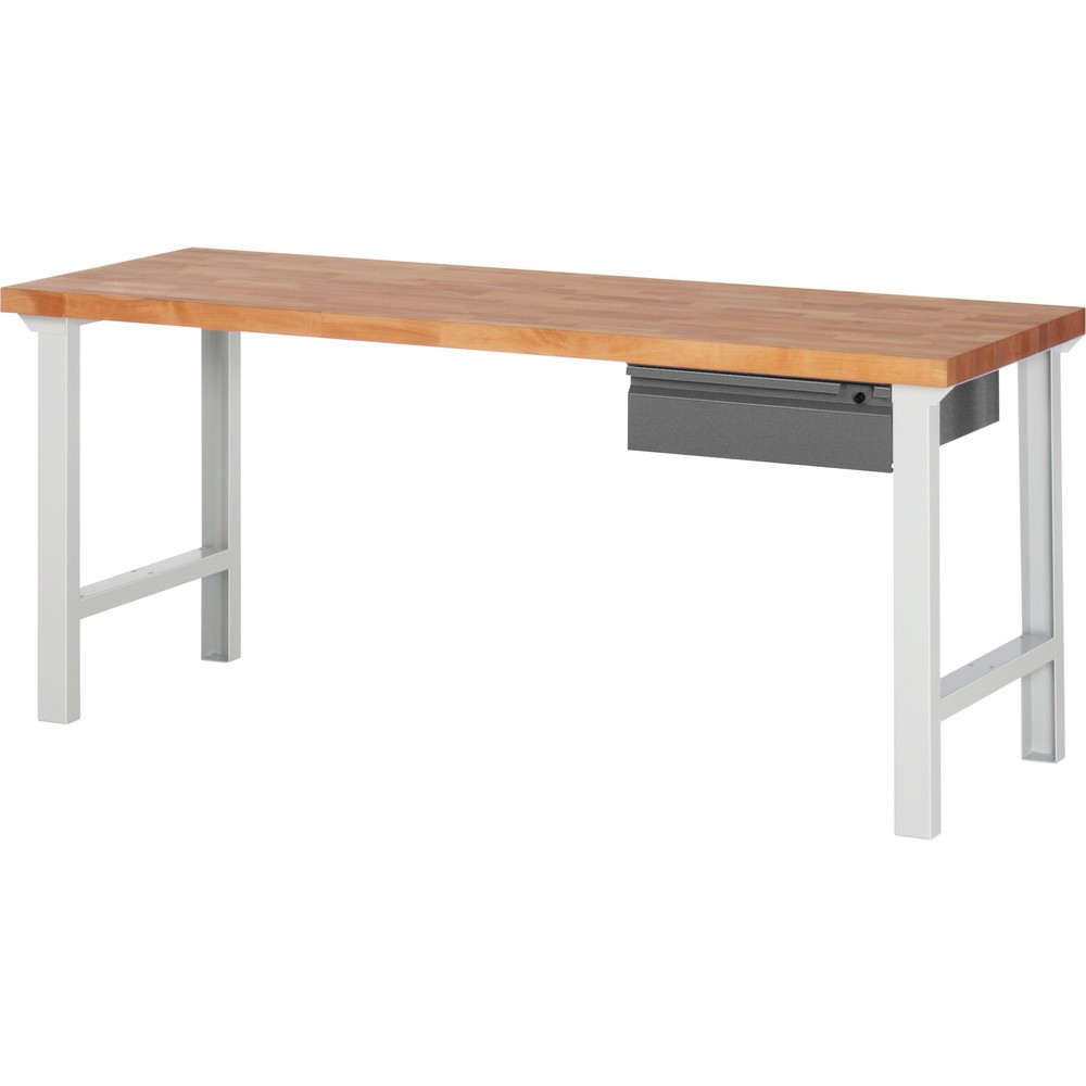 Steinbock® Werkbank Selection, mit Schublade, HxBxT 840 mm x 2.000 mm x 700 mm, RAL 7035/7016