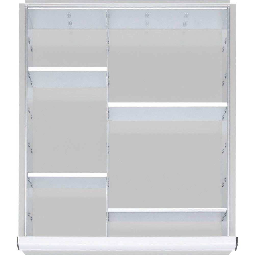 Steinbock® Selection Schubladeneinteilungs-Set, für Schubladenmasse BxT 490 x 560 mm mit Blendenhöhe 180-360 mm, 1x 4 Trennwände